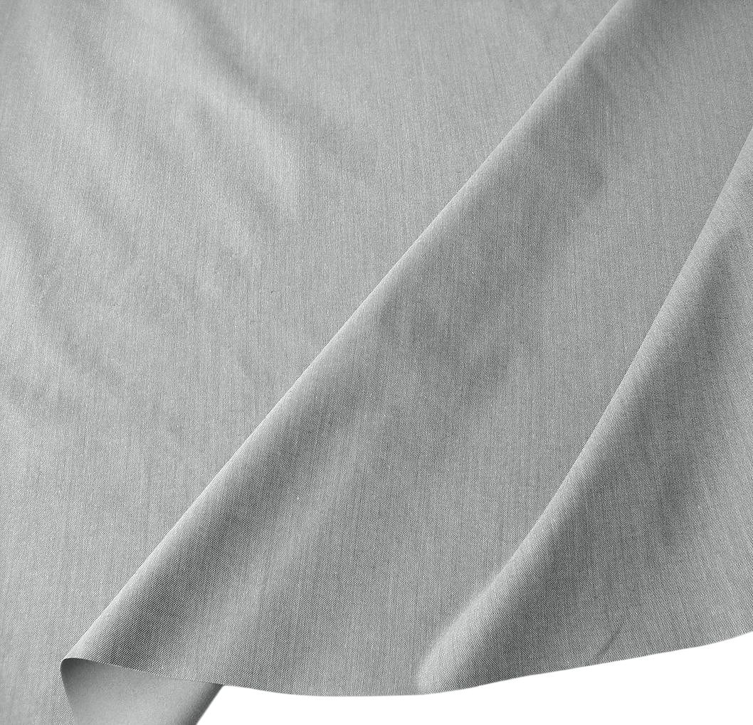 überbreiter Verdunklungsstoff 280cm breit Meterware 100% blickdicht und lichtdicht - Grau Meliert