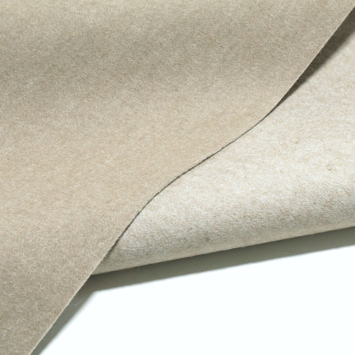 leichter Bastelfilz Filzstoff 1,5 mm dick Filzmatte Nadel-Filz Taschenfilz - sand meliert