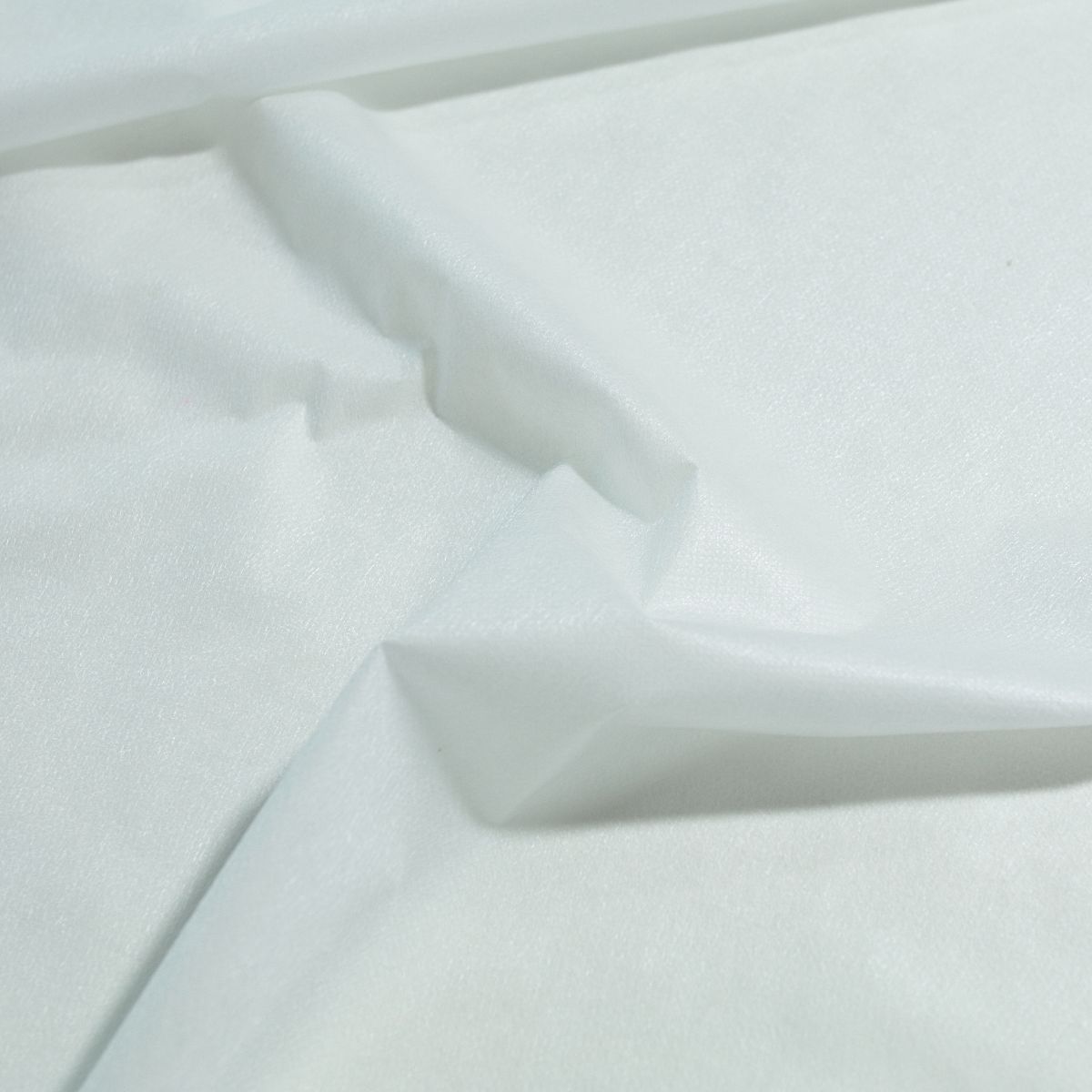 Bügel-Vlies-Bügeleinlagen Stoff in Weiß Überbreite 150cm breit mit weichen Griff