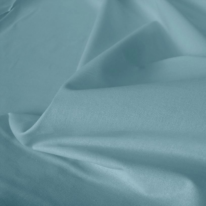 1b Öko-Tex Baumwolle stoff Meterware Nesselstoff Kleiderstoff Dekostoff Blau