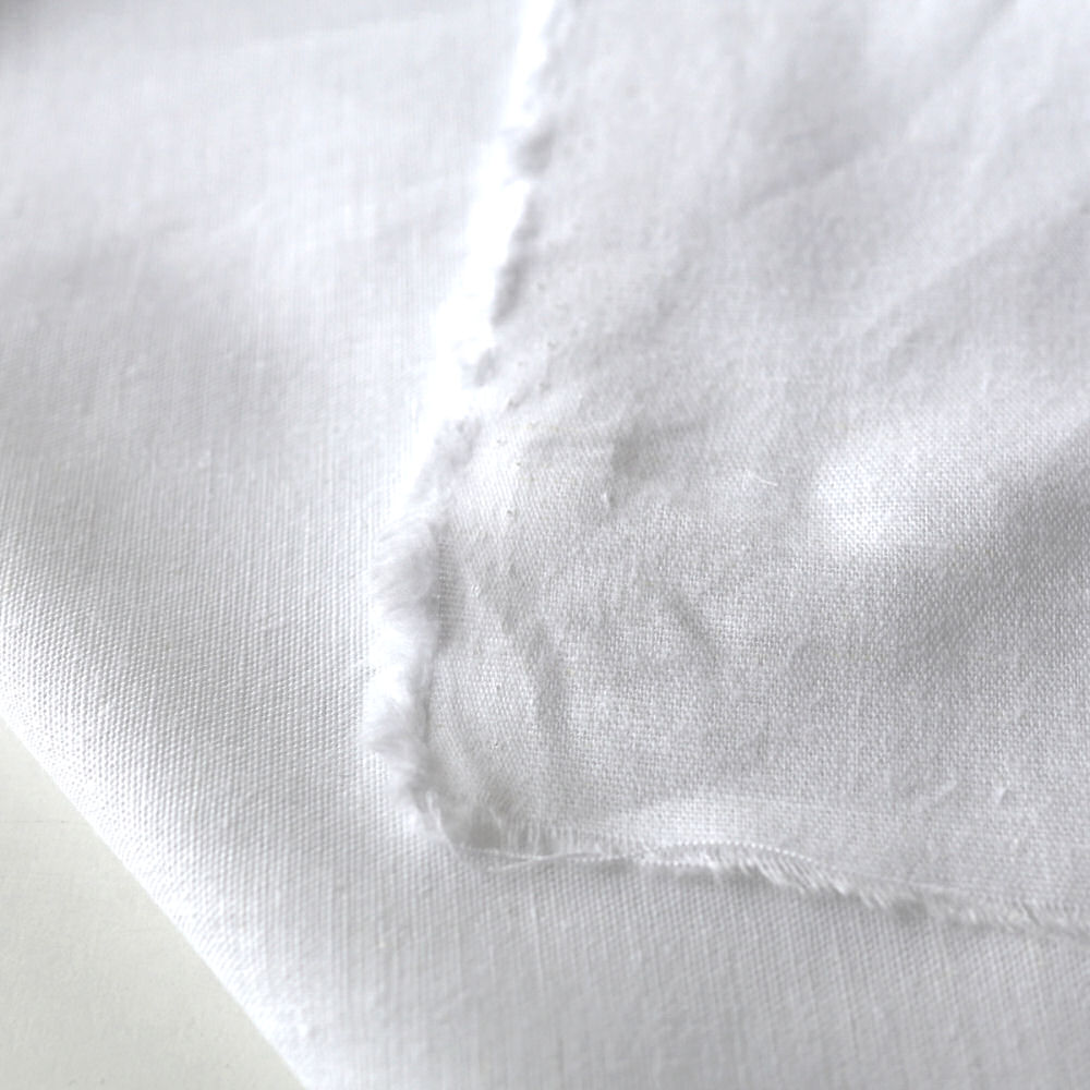 Baumwolle Bekleidung in Weiß für Vorhänge Bettwäsche Hussen Tuch Meterware