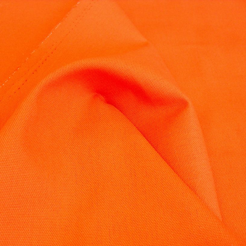 mittelschwerer Baumwoll-Canvas in orange