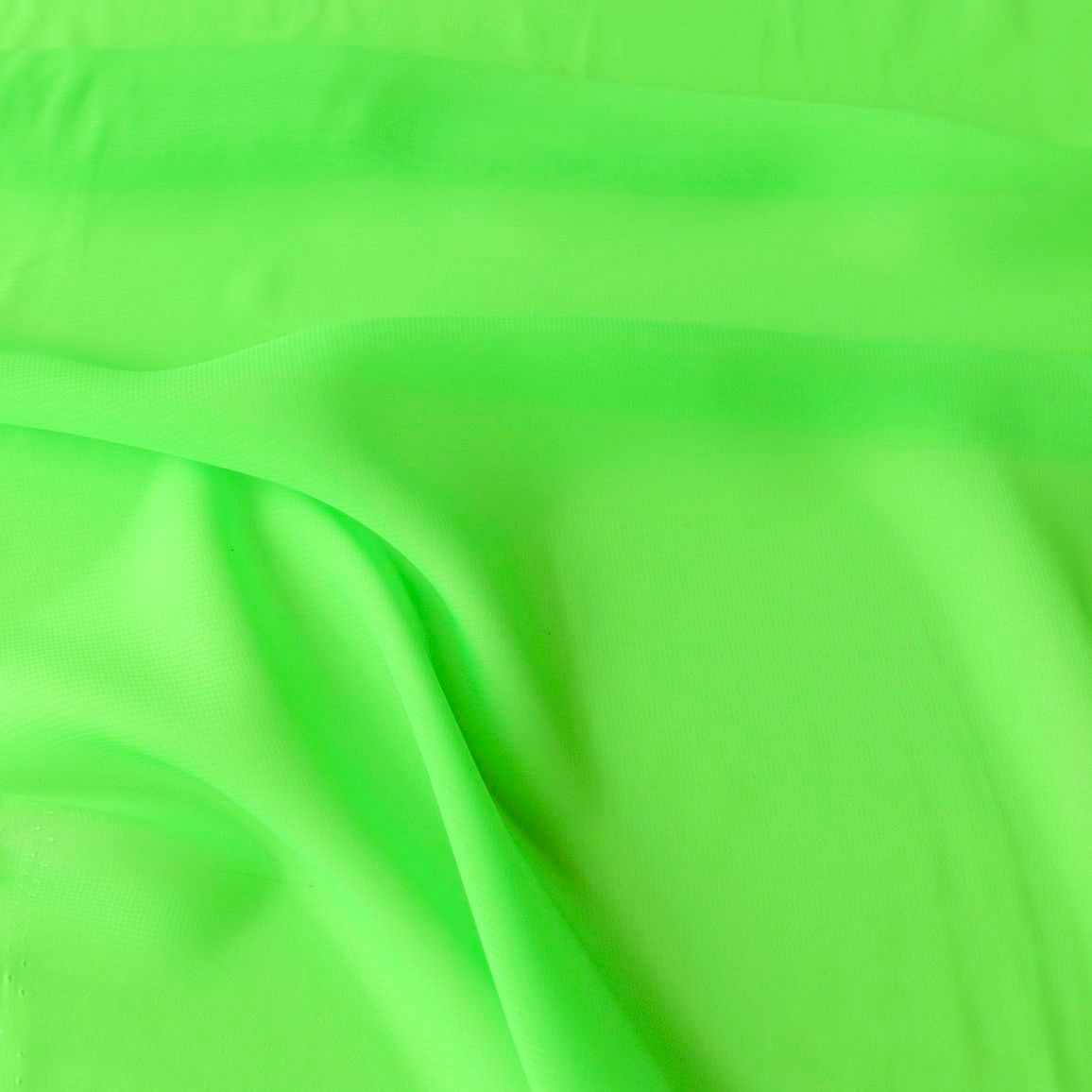feiner Chiffon weich fallend Stoff für Kleidung Gardine Deko Meterware - neon grün feiner Chiffon weich fallend Stoff für Kleidung Gardine Deko Meterware - neon grün