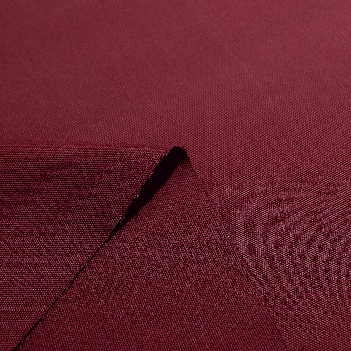 mittelschwerer Baumwoll-Canvas in dunkel rot