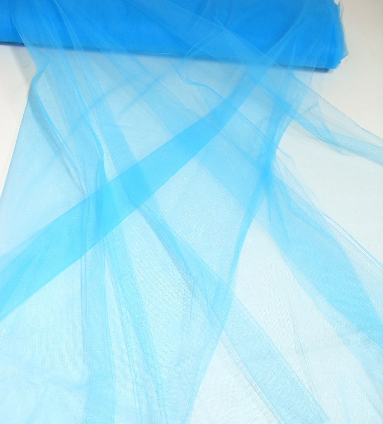 türkis Tüll-Stoff 300cm breit Gardine Netzstoff für Store Vorhang Kleid Dessous