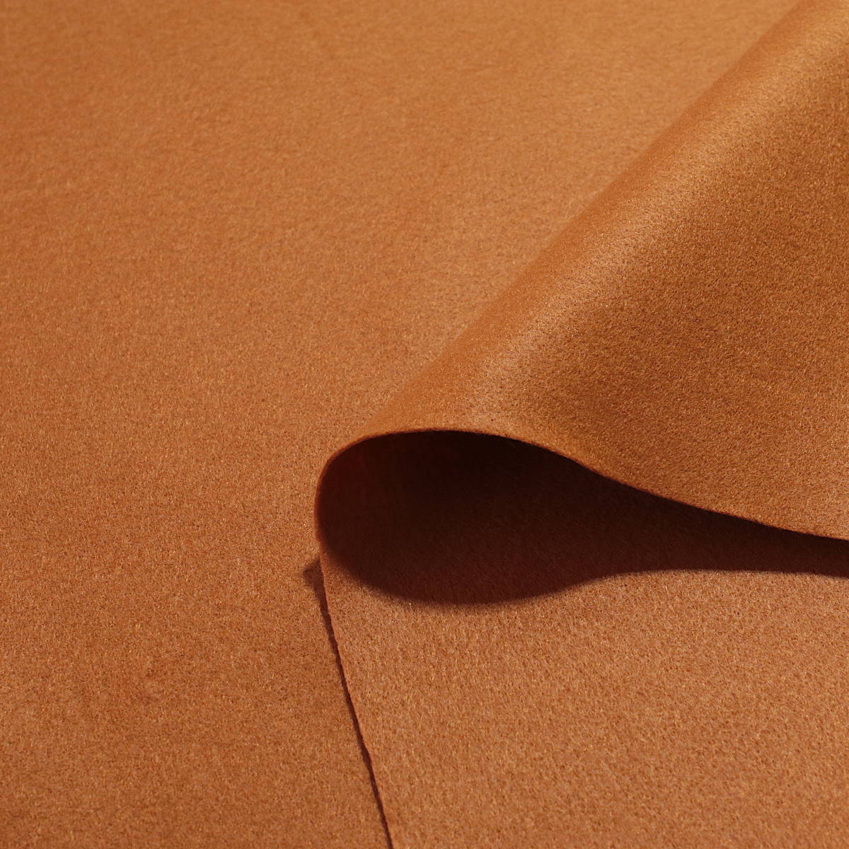 leichter Bastelfilz Filzstoff 1,5 mm dick Filzmatte Nadel-Filz Taschenfilz - reh braun
