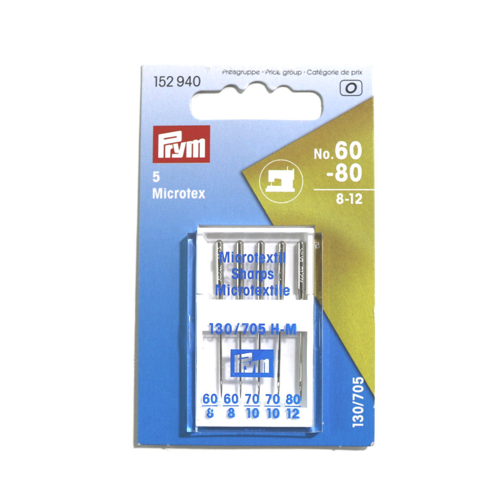 Prym Nähmaschinennadeln für feine, dichte gewebte Stoffe Microtex Prym Nähmaschinennadeln für feine, dichte gewebte Stoffe Microtex