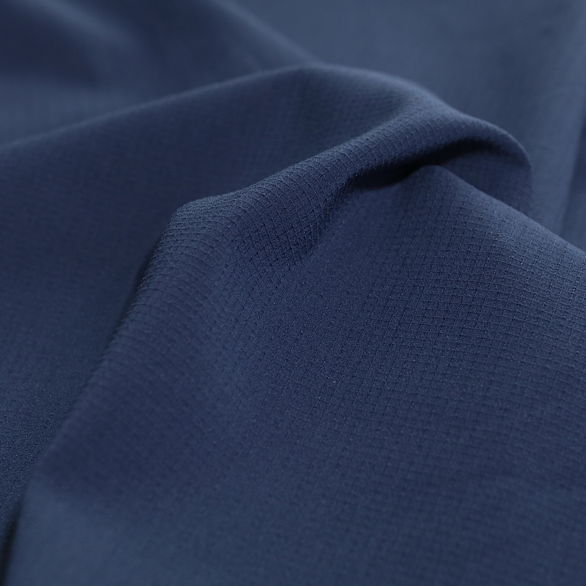 Bikini Bade Modestoff Jersey Stretch Kleiderstoff Bekleidungsstoff mit Ripstop Optik in Blau