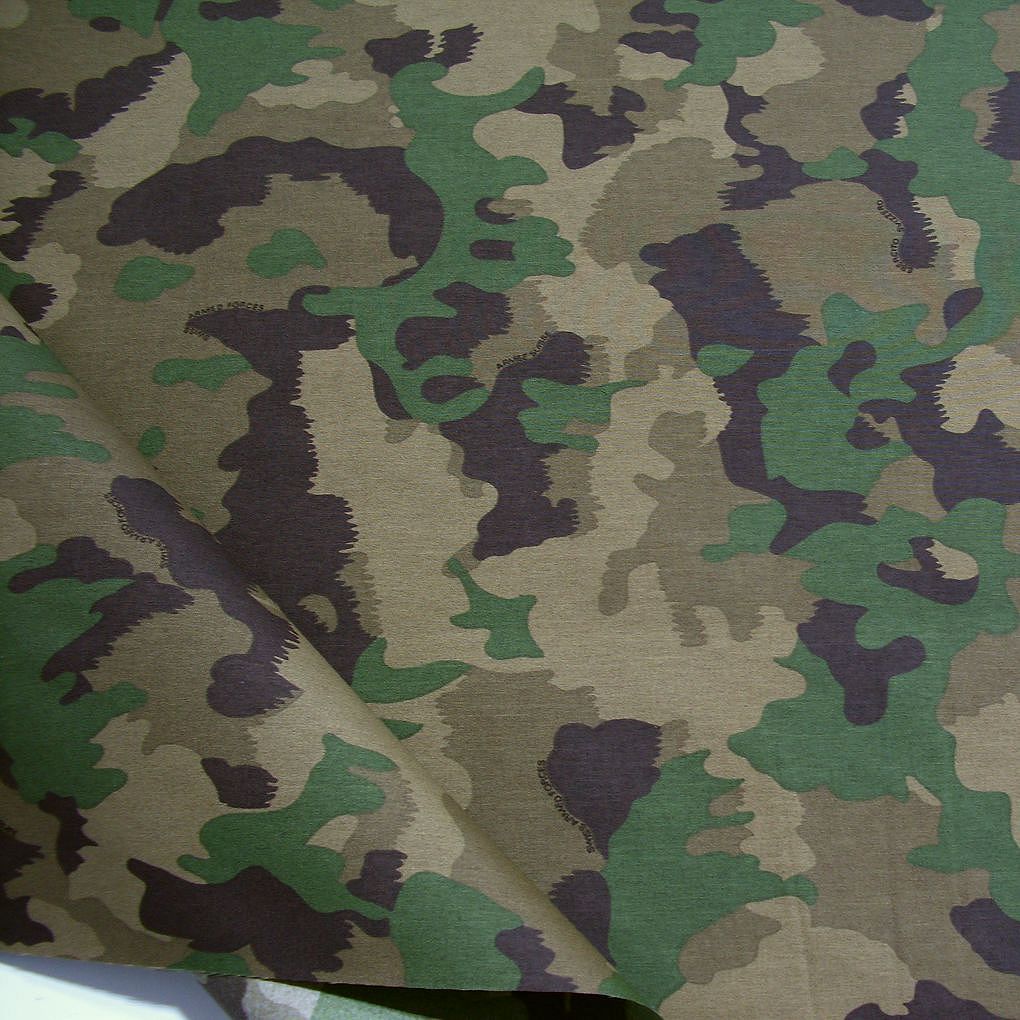 leichter Robuster Camouflage der Schweizer Armee Flecktarn Tarnstoff Meterware