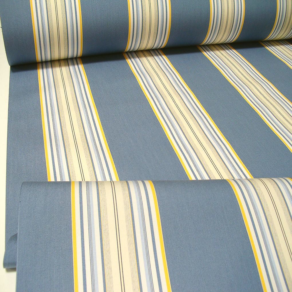 popup_images/a-1823281.jpg Markisenstoffe Meterware Wasserdicht UV beständig - blau creme gestreift