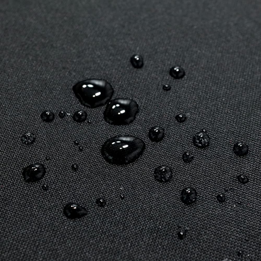 wasserdichter Nylon Stoff für Plane Schutzhülle Regenschutz Segeltuch Meterware - Schwarz 2. Wahl