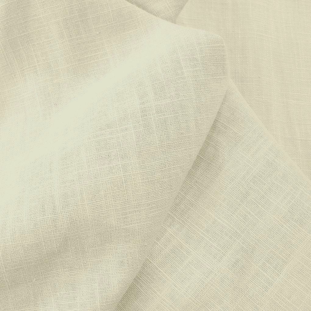weiches Leinen für Kleid Rock Hose Jacke vorgewaschener Leinenstoff Meterware - beige