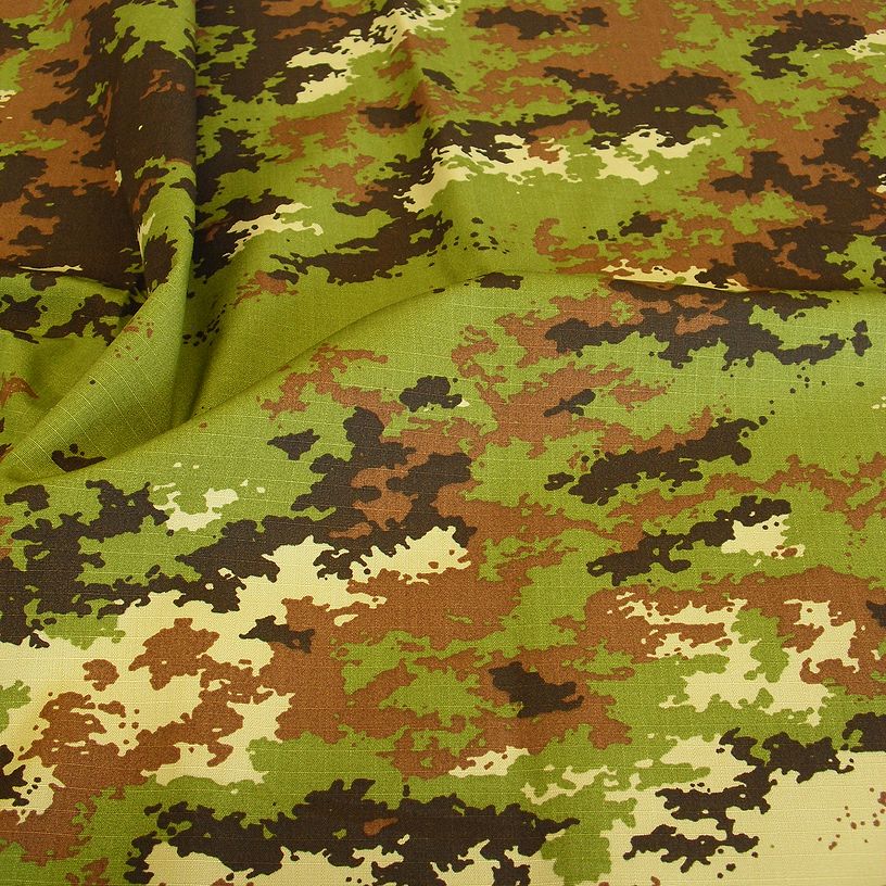 Camouflage Baumwoll-Stoff reißfest  Armee Flecktarn Segeltuch wie Bundeswehr