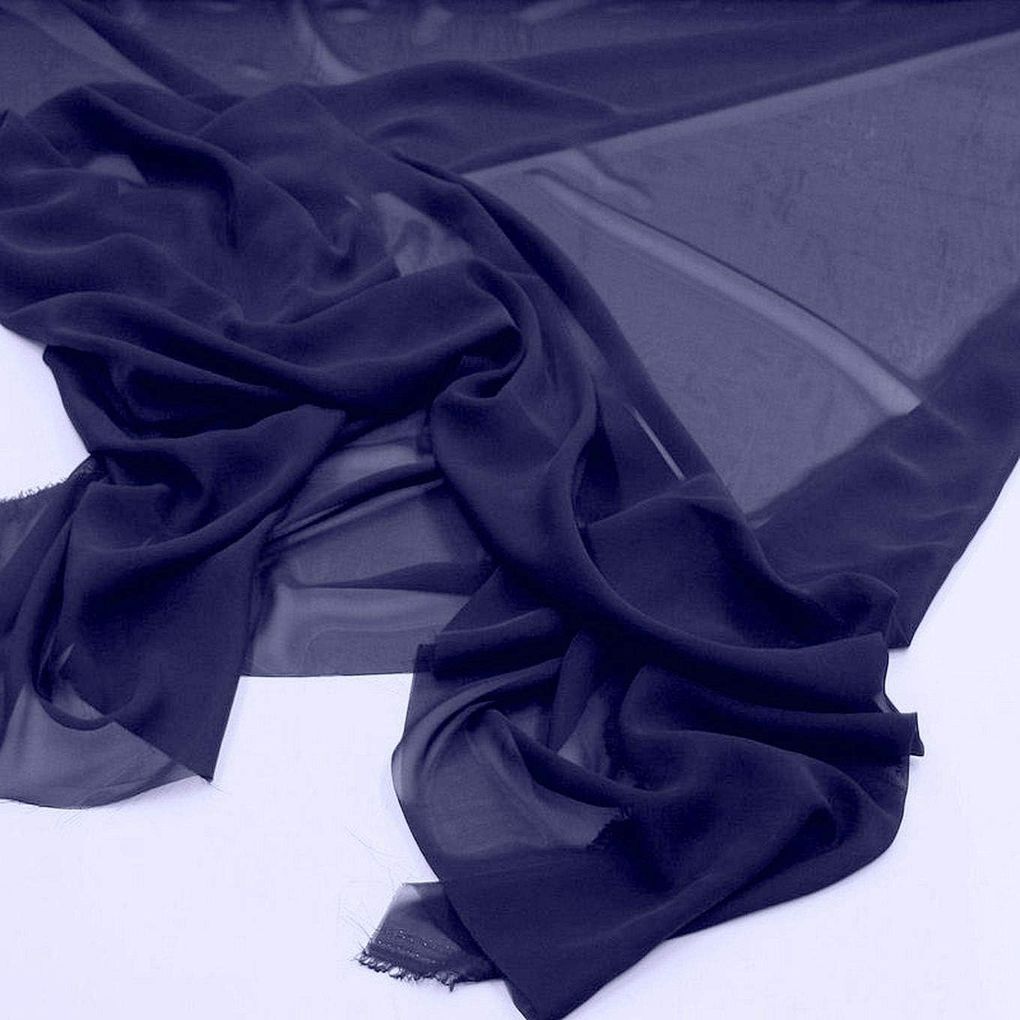 edler Chiffon in nachtblau edler Chiffon in nachtblau