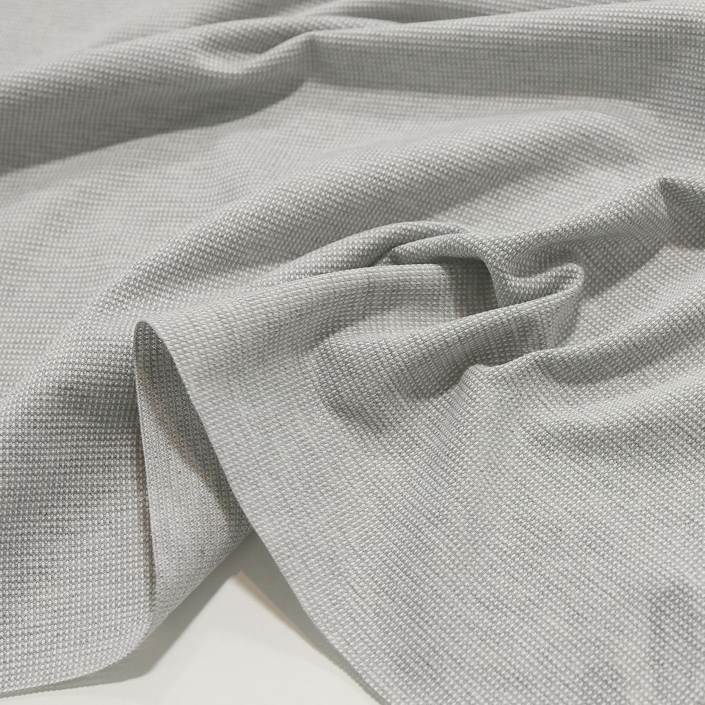 Baumwoll-Jersey weicher Bekleidungsstoff für Hose Kleid Rock Meterware - Hell Grau