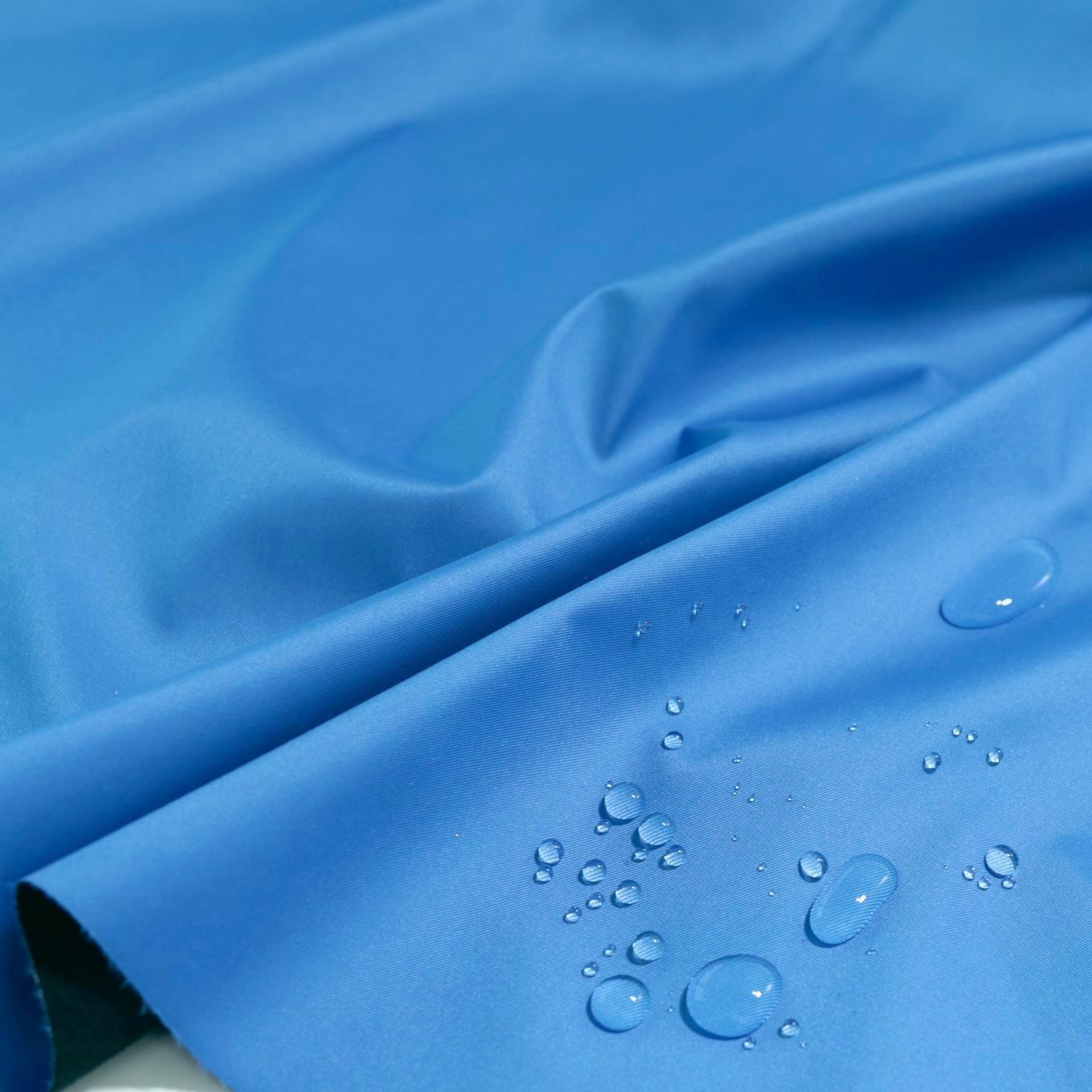 warmer Softshell Stoff in Blau wasserabweisender Outdoor Meterware Jacke Hose