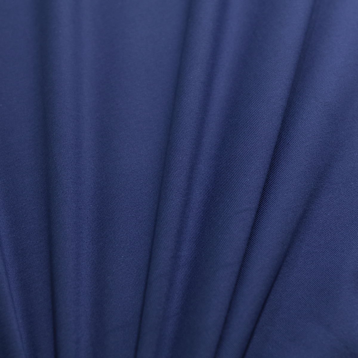 Robuster elastischer Polyester Jersey in Blau Meterware als Bekleidungsstoff