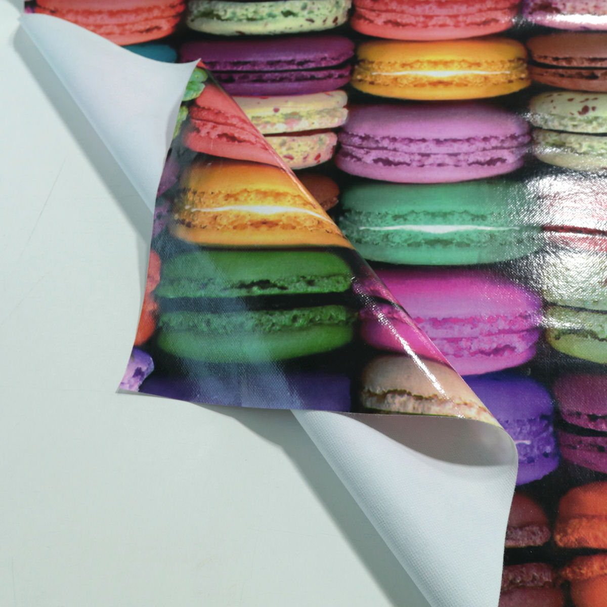 Kinder Tischdecke Wachstuch Schul Muster Kekse Dekostoff Meterware Abwischbar