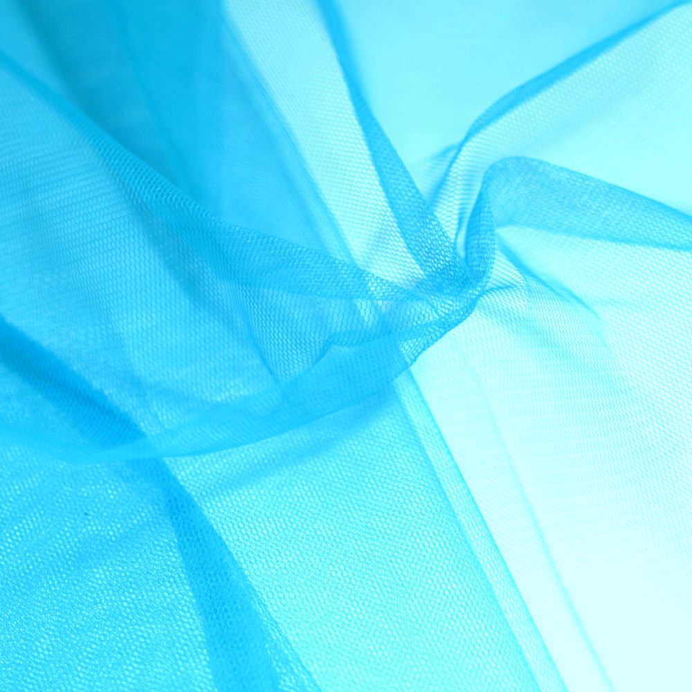 Tüllstoff Meterware 140cm breit für Gardine Vorhang Store Hochzeit Türkis Tüllstoff Meterware 140cm breit für Gardine Vorhang Store Hochzeit Türkis