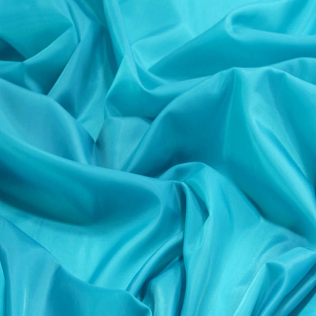 Futterstoff in Aqua Futterstoff in Aqua