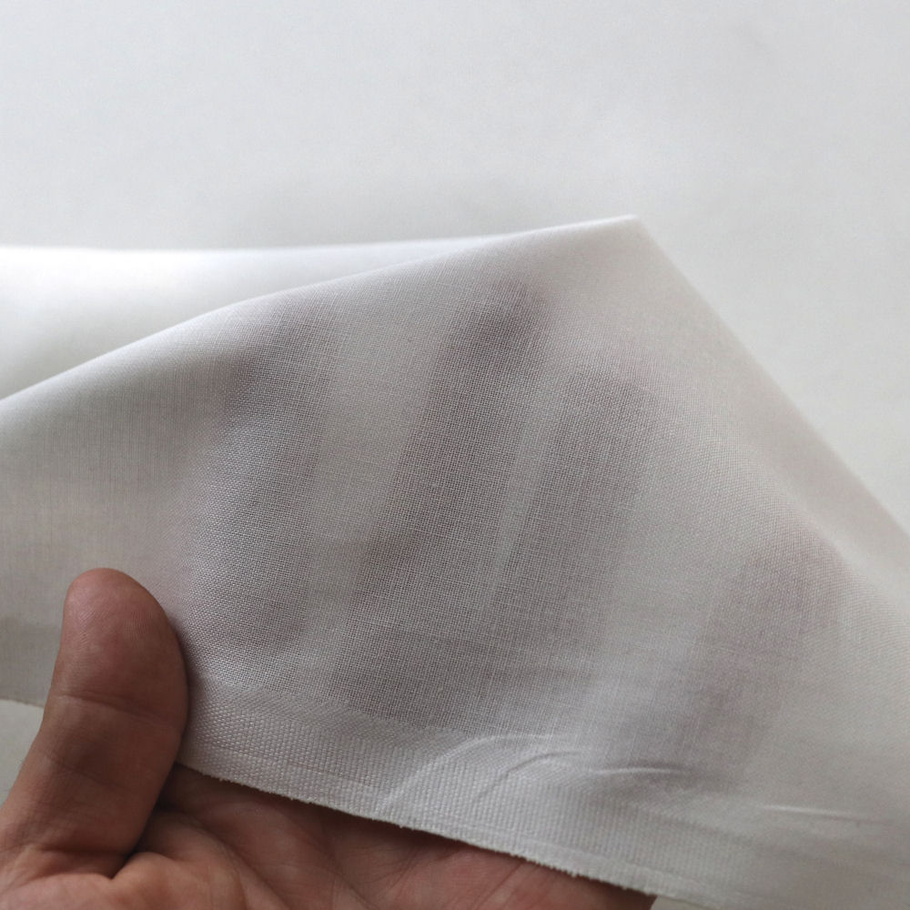 weißer Baumwollstoff Nessel Roh-Baumwolle Dekostoff 160cm breit nicht gewaschen