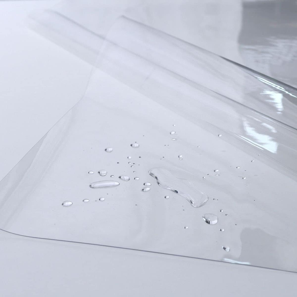 stabile Klarsichtfolie transparent 0,7mm dick Meterware PVC Folie Fensterfolie