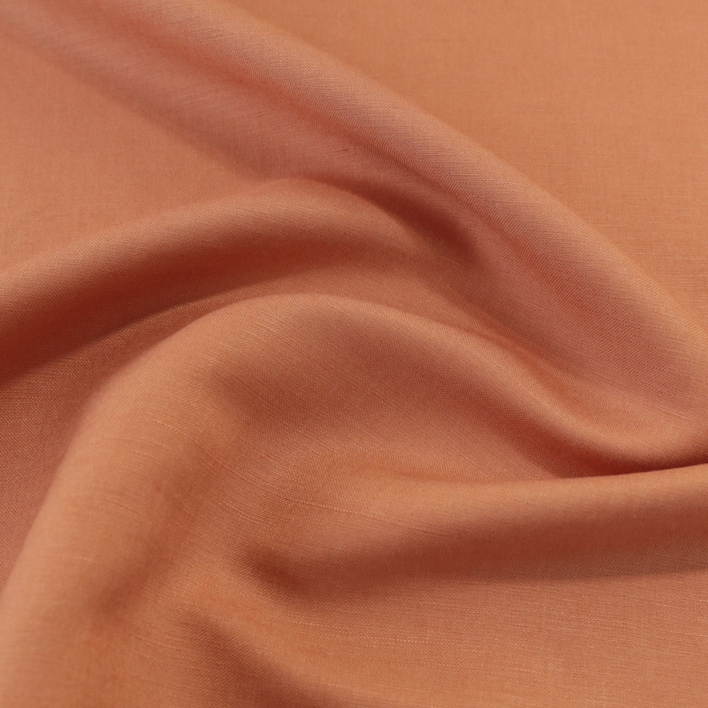 popup_images/188791.JPG Leinen Stoff Meterware vorgewaschene Naturfaser in terracotta