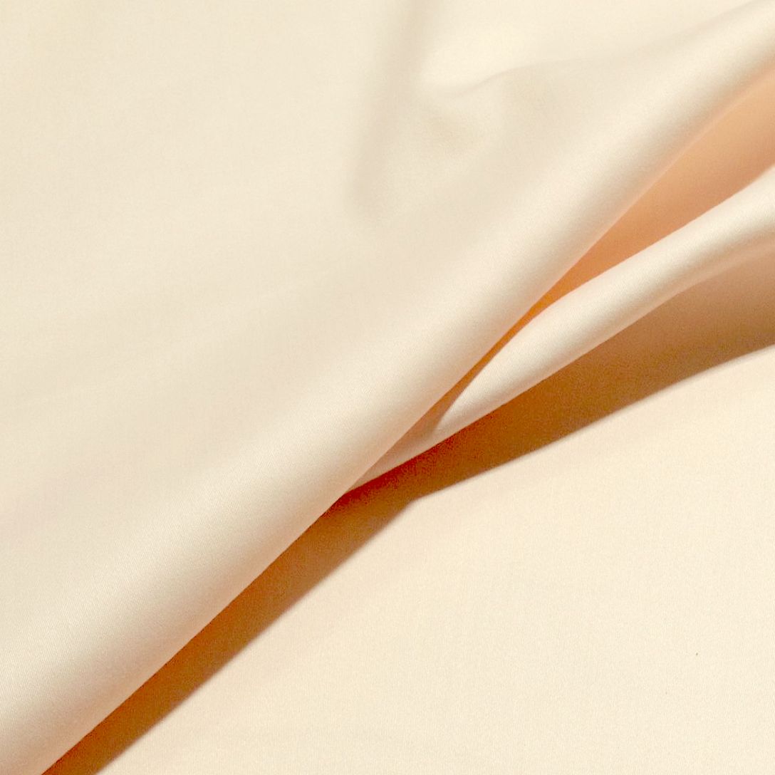 weicher Modestoff für Kleid Hemd Rock und edler Vorhangstoff Dekostoff Meterware - Soft Apricot