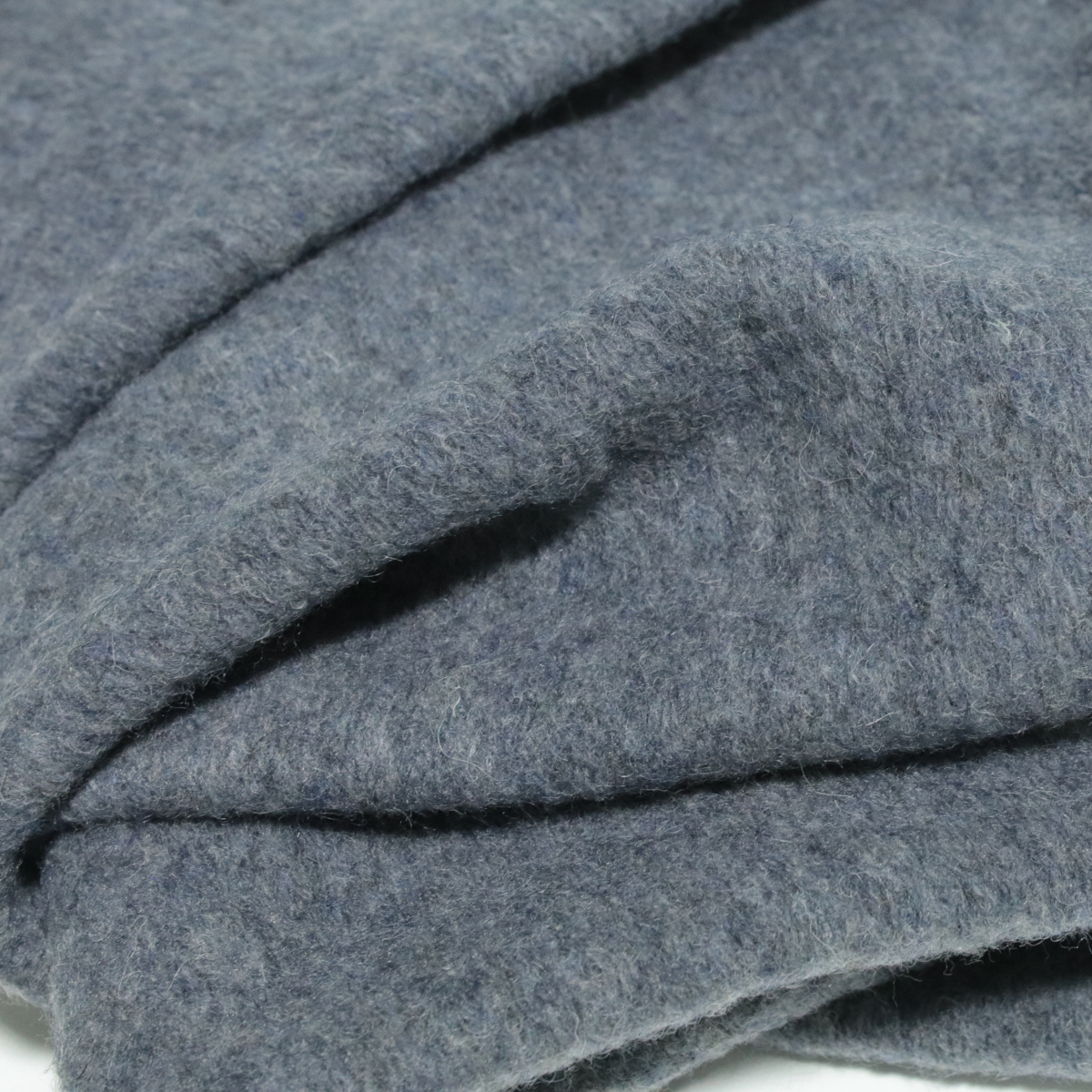Winter Wollstoff in Grau warmes Dicht gewebtes Wolltuch für Mantel Jacke Sakko