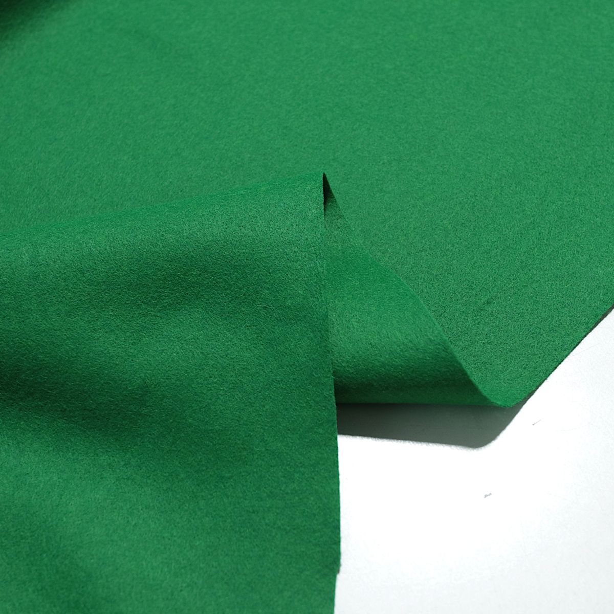 leichter Bastelfilz 190cm breit Filzstoff 1 mm dick Filzmatte Nadel-Filz Taschenfilz - Billard Grün