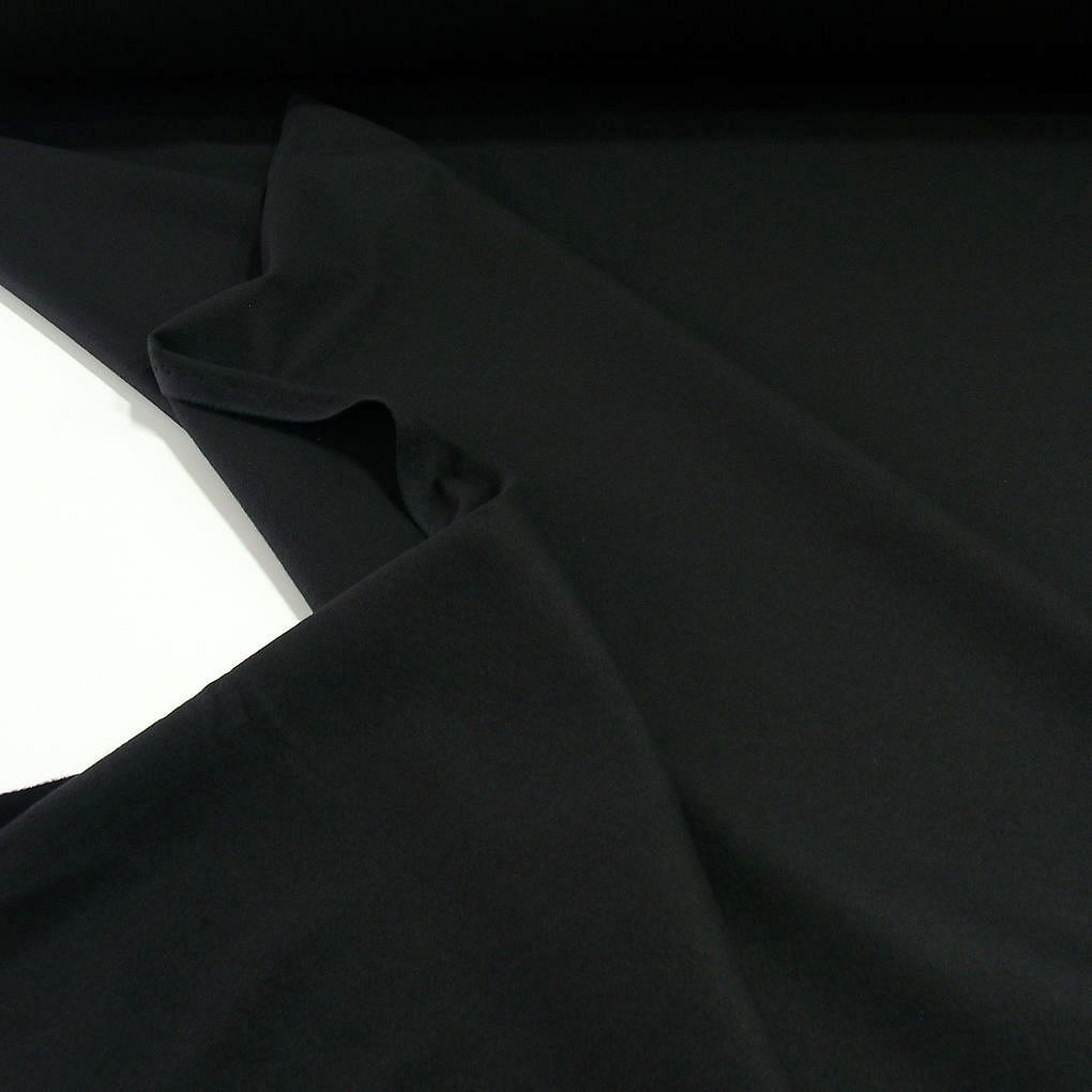 Dekomolton Stoff Meterware 130cm breit schwer entflammbar - schwarz Dekomolton Stoff Meterware 130cm breit schwer entflammbar - schwarz