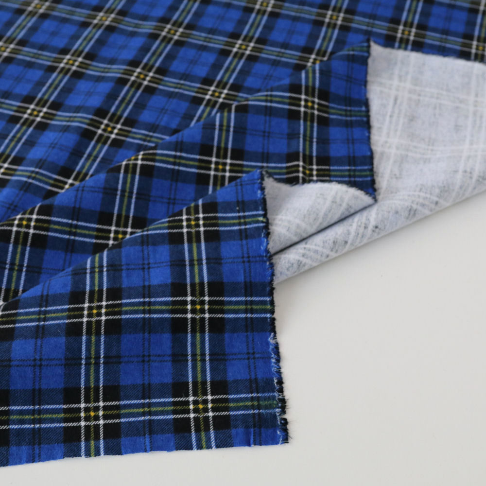 Baumwoll-Flanell kuschelig weich Hemd Stoff Schlafanzug