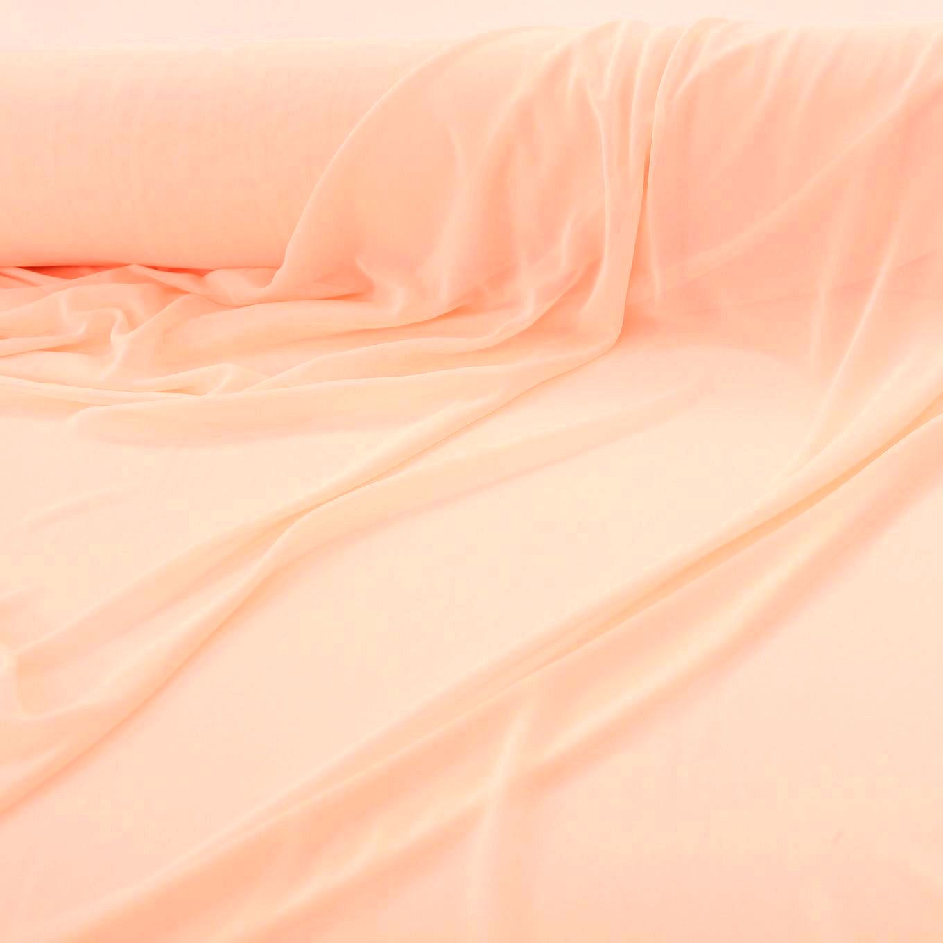 popup_images/Chiffon_apricot-185005.jpg apricot Chiffon Stoff zarter Modestoff Dekostoff für Kleid Bluse Gardine Nähen