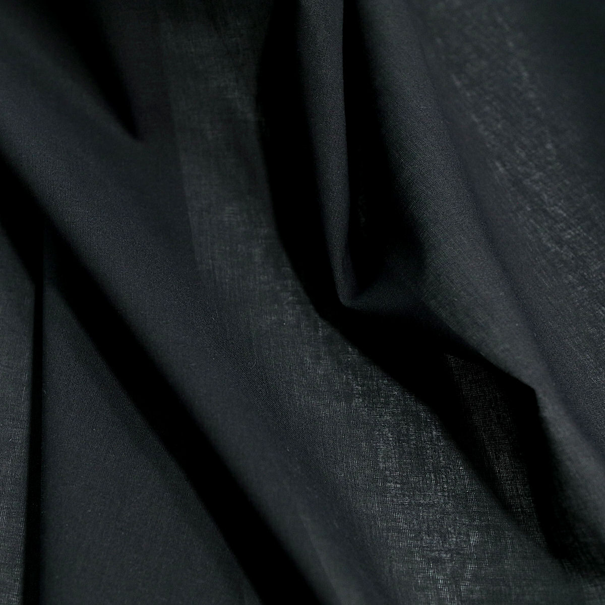 Schwarz Sommer Baumwollstoff Futterstoff Baumwoll-Batist Schwarz Sommer Baumwollstoff Futterstoff Baumwoll-Batist