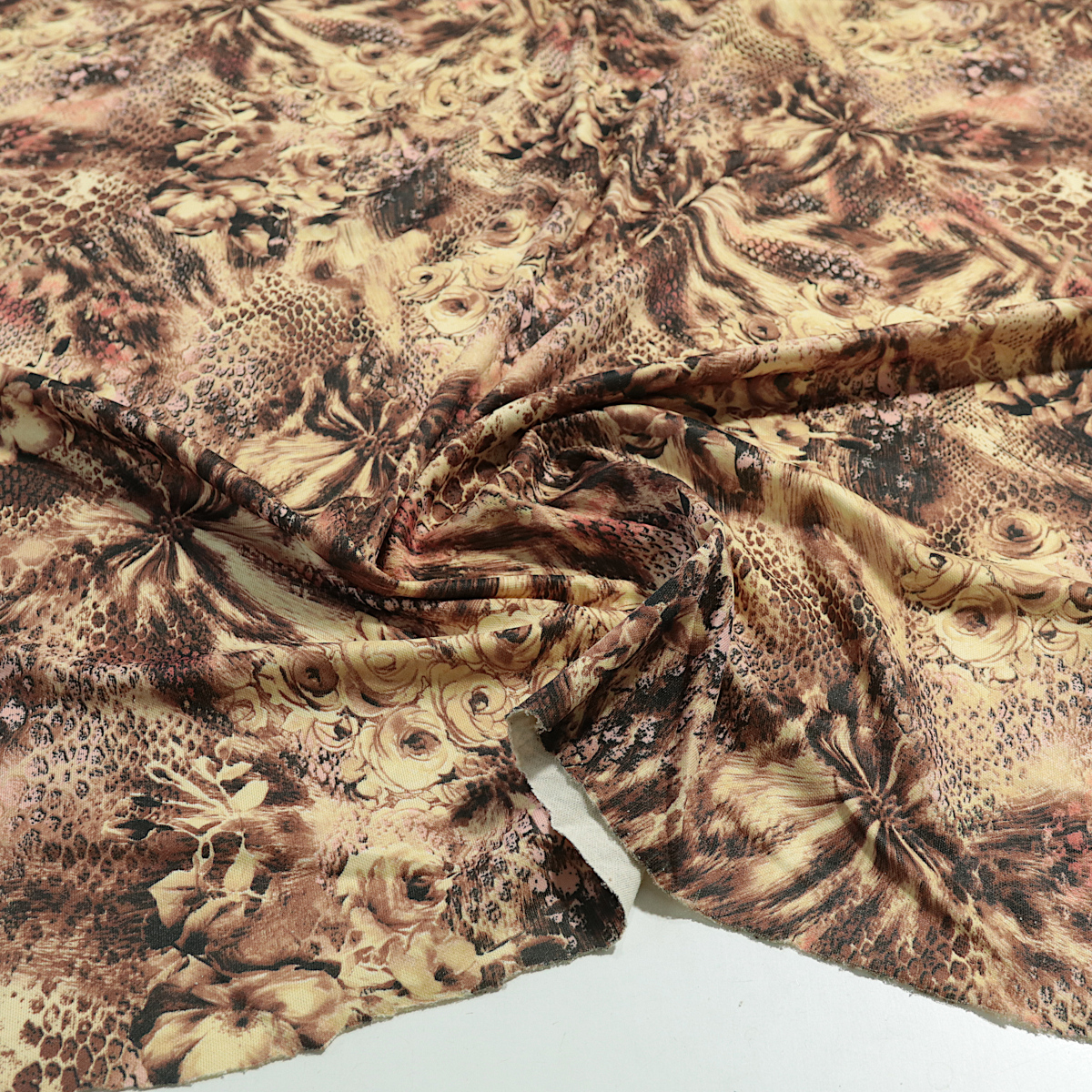 Baumwoll-Jersey Einseitig bedruckt mit Muster weicher Sommerjersey für Shirts und Kleider