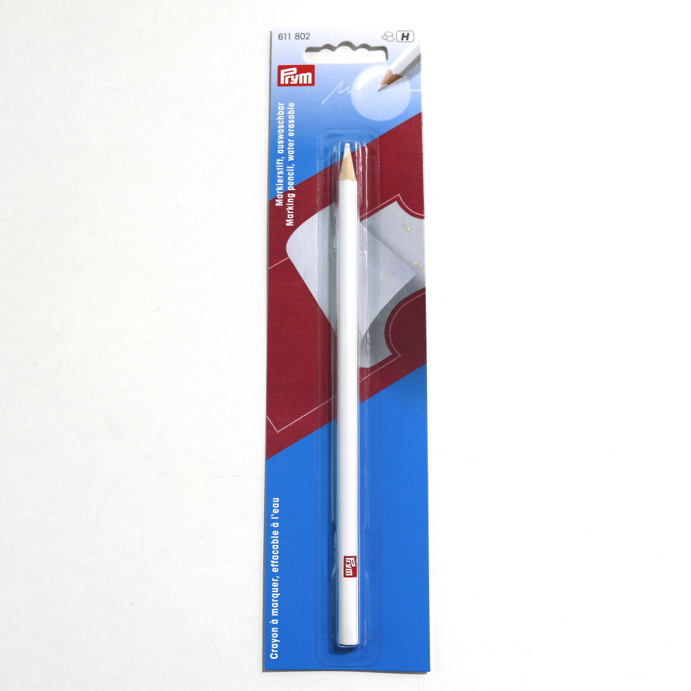 Prym Markierstift auswaschbar in weiß Schneider Hobbynäher Bedarf für Stoffe