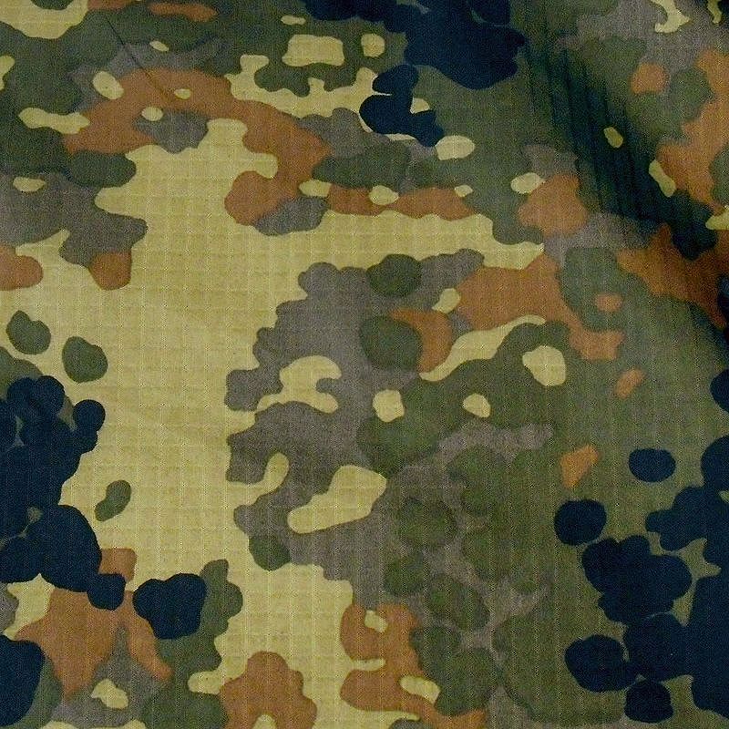 Bundeswehr Camouflage leichte dünne Popeline aus reißfestem Ripstop