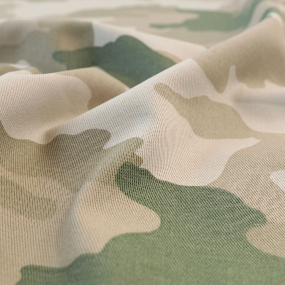 Woodland Wüsten Camouflage BaumwollStoff Armee Flecktarn