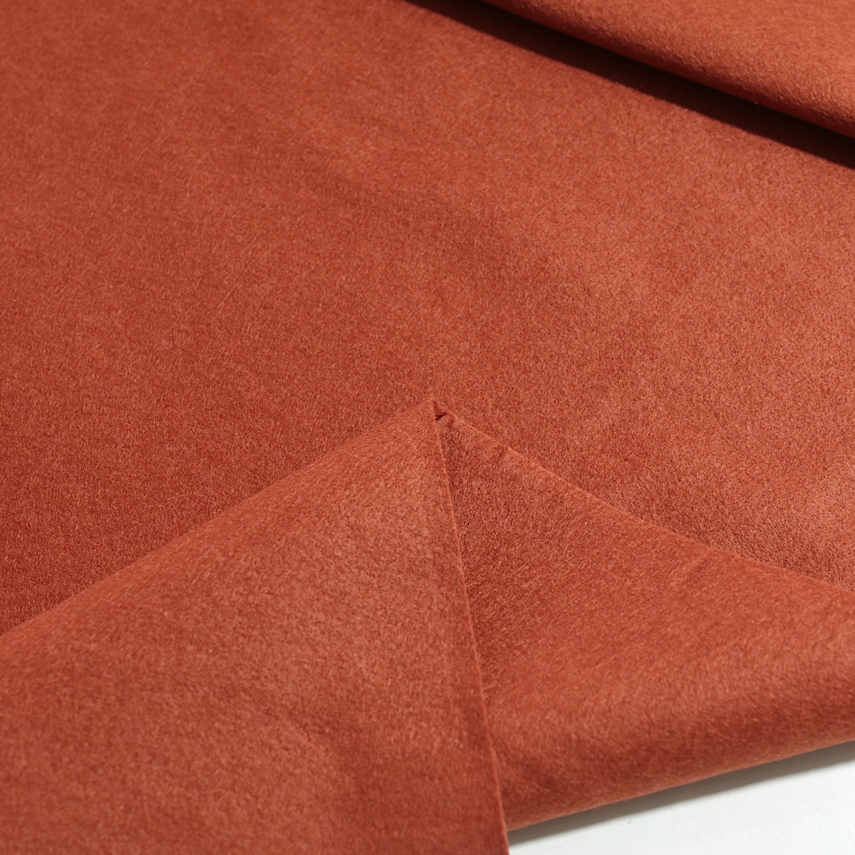 leichter Bastelfilz 190cm breit Filzstoff 1 mm dick Filzmatte Nadel-Filz Taschenfilz -  Terracotta