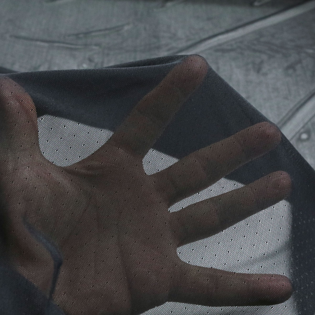 Butterweicher Dessous Netz-Stoff Super Stretch Unterwäsche für schwarz Meterware Butterweicher Dessous Netz-Stoff Super Stretch Unterwäsche für schwarz Meterware