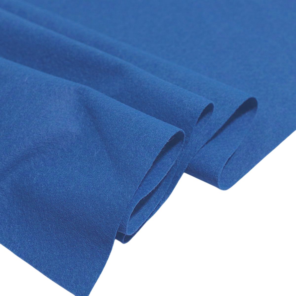 leichter Bastelfilz 190cm breit Filzstoff 1 mm dick Filzmatte Nadel-Filz Taschenfilz -  Blau