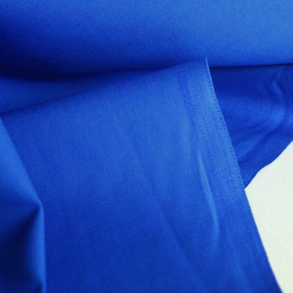 ÖkoTex Baumwollstoff Meterware - weicher Popeline Stoff in royal blau