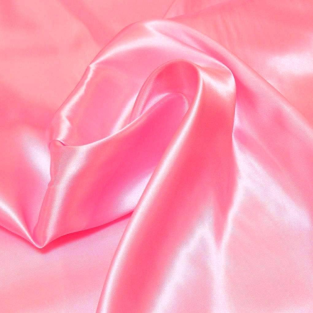 Glanz Satin Stoff Meterware als Gardinenstoff Kleiderstoff - Rosa Glanz Satin Stoff Meterware als Gardinenstoff Kleiderstoff - Rosa