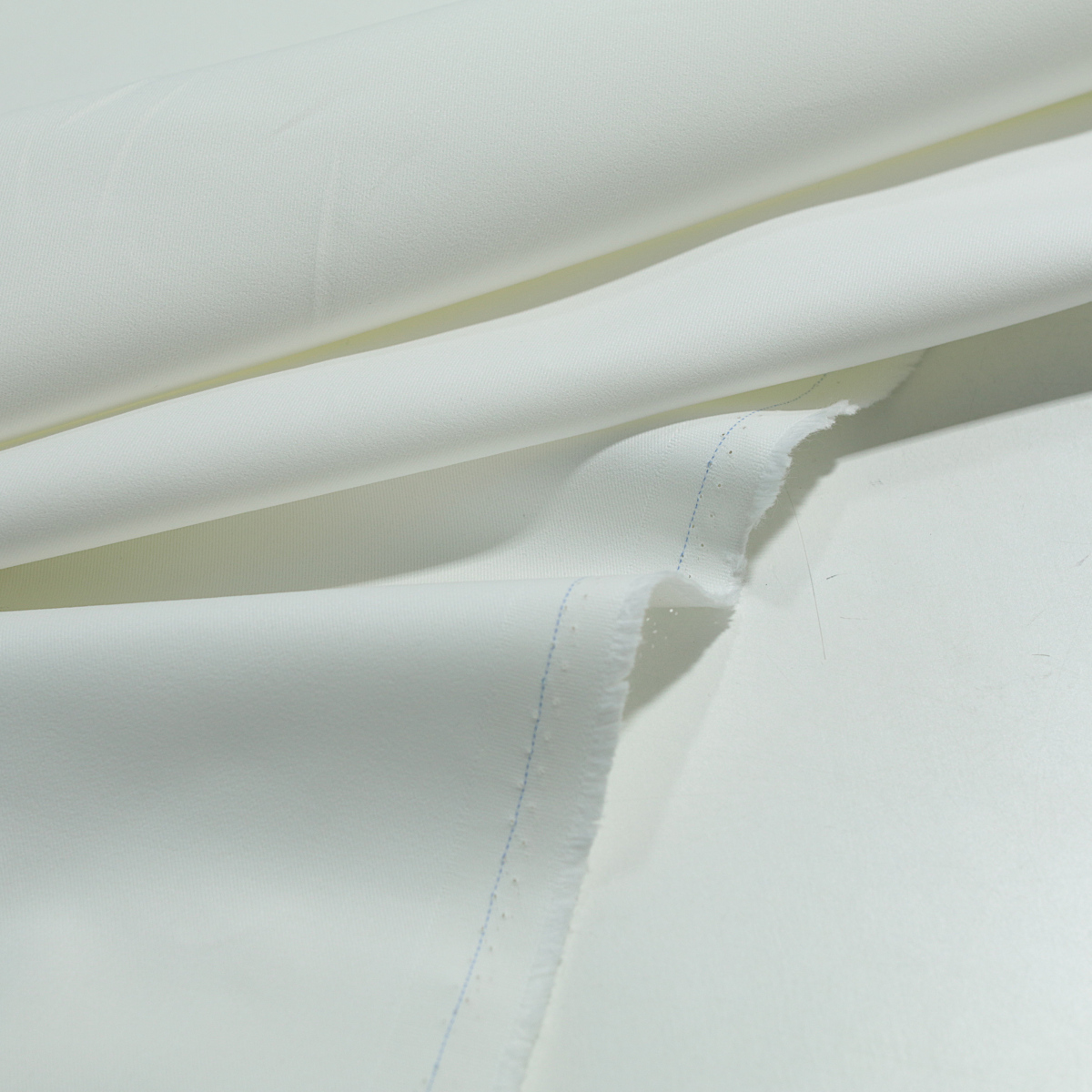weißer Baumwollstoff für Gardine Tischdecke Bettwäsche Kissenbezug