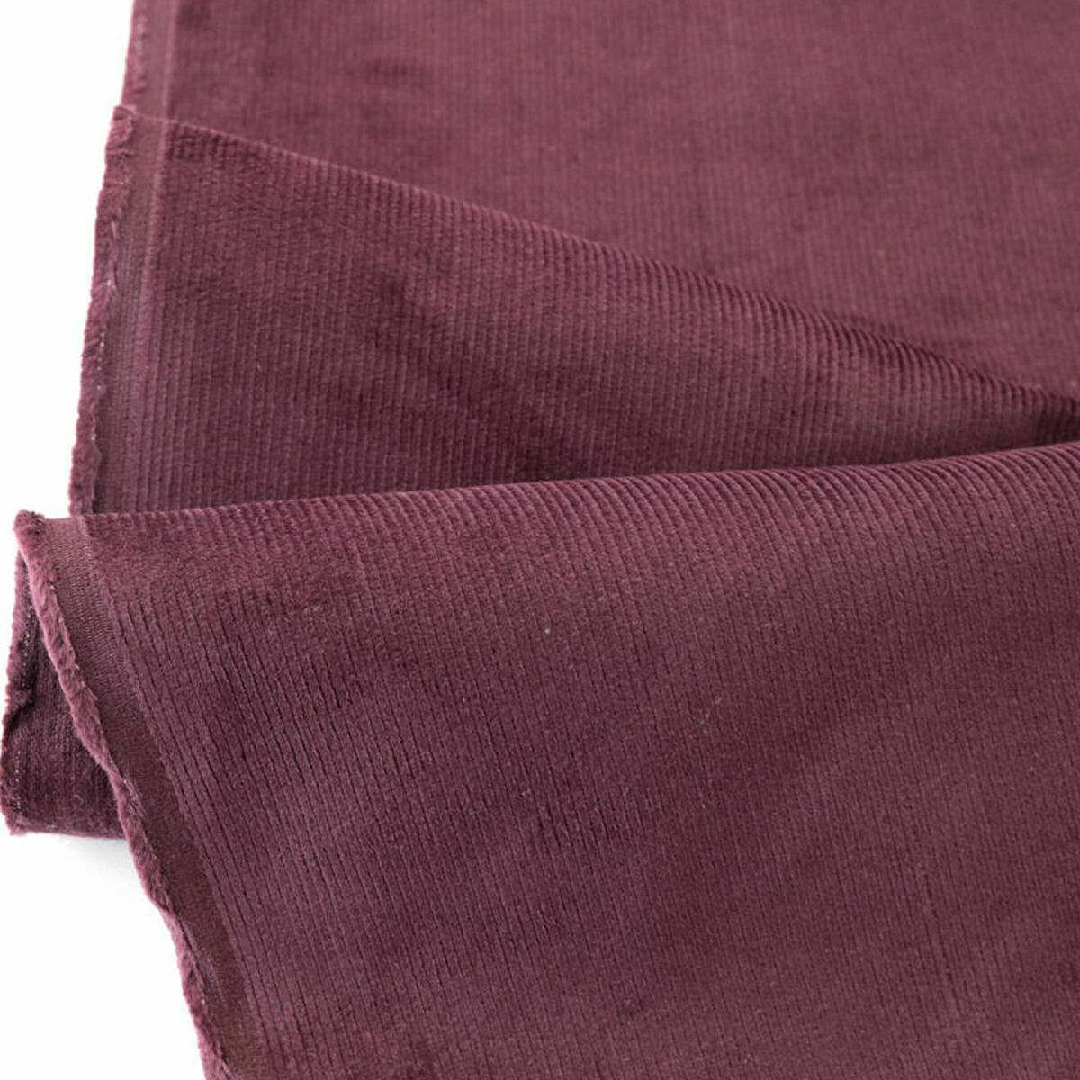 Stretch CORD Violett Baumwoll-Stoff Bekleidung Hose Jacke Polsterstoff Meterware