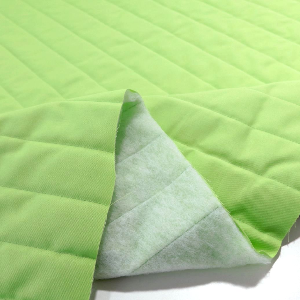 Heu grün Steppfutter weicher wattierter Polster/Bekleidungsstepp Meterware