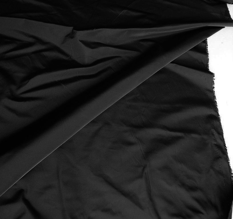 edler Taft für Kleid Blazer Rock blickdicht Gardine Vorhang Taftstoff Meterware - schwarz edler Taft für Kleid Blazer Rock blickdicht Gardine Vorhang Taftstoff Meterware - schwarz