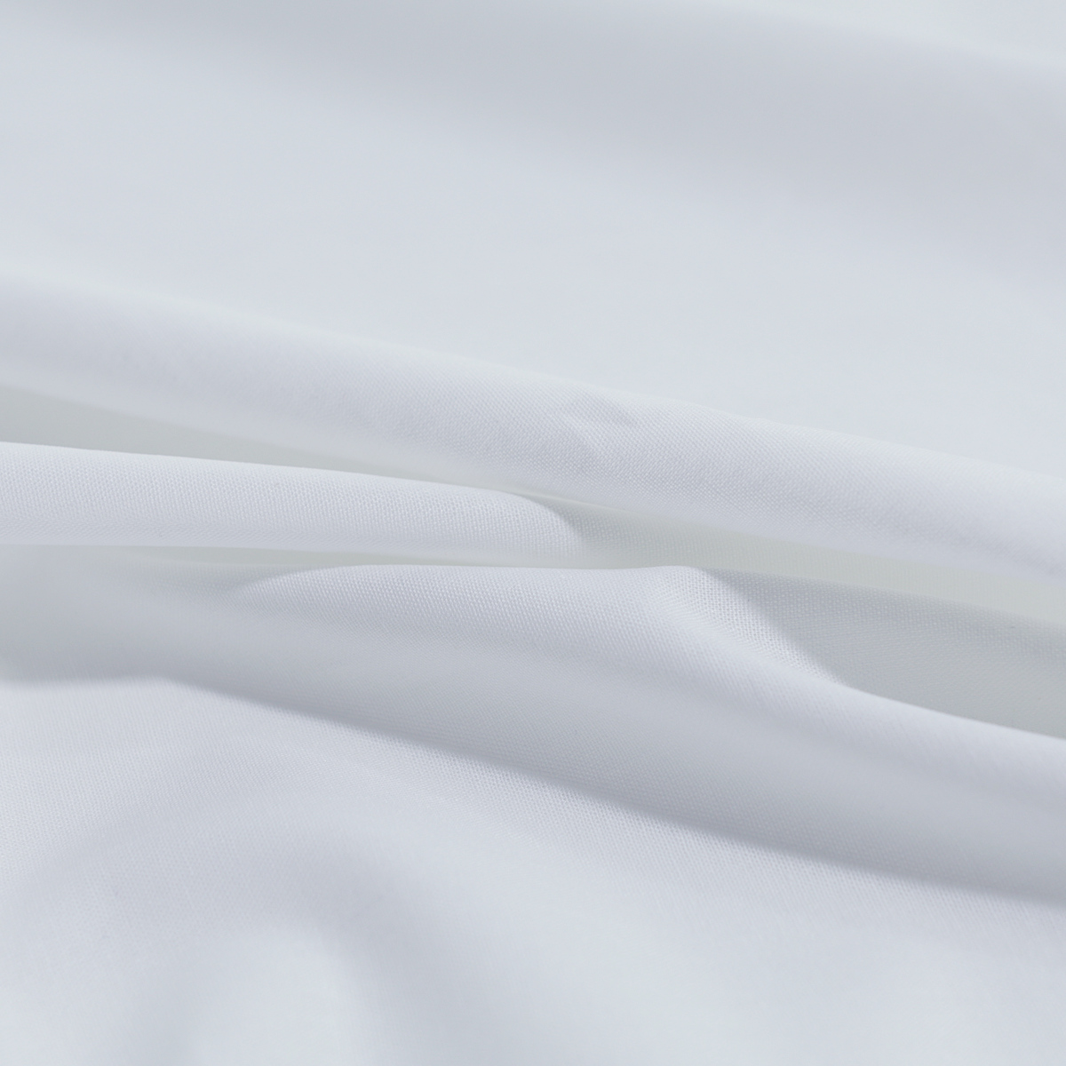 weiße Baumwollstoff Popeline Meterware für Kleidung Gardine Vorhang Deko