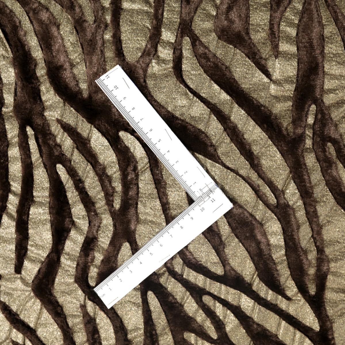 Gold-Braun Zebra Kunstfell Kunstpelz Fell Plüsch Stoff Meterware Gold-Braun Zebra Kunstfell Kunstpelz Fell Plüsch Stoff Meterware