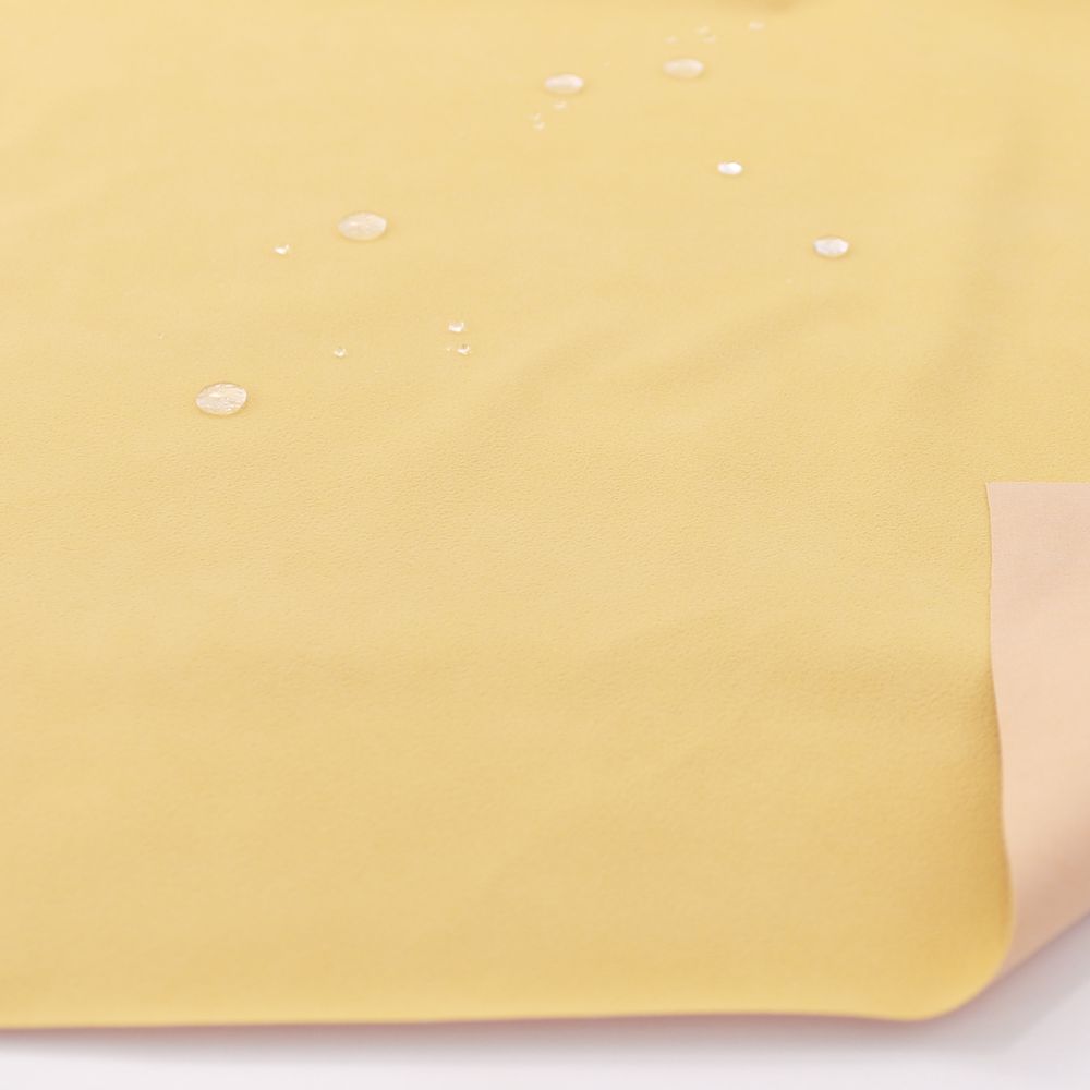 Wildleder Polsterstoff schmutzabweisend weicher Mikrofaser Velourstoff Meterware - Gelb Wildleder Polsterstoff schmutzabweisend weicher Mikrofaser Velourstoff Meterware - Gelb